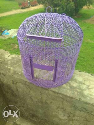 Purple Birdcage