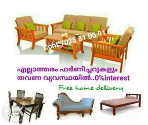 Quality home furniture on EMI scheme Free home