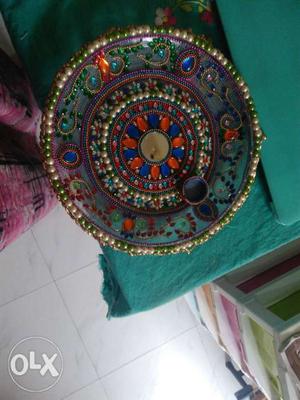 Thali decorated