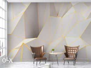Wall's with the latest Water proof materials in wall papers