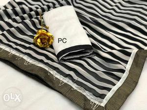 White And Black Zebra Print Textile