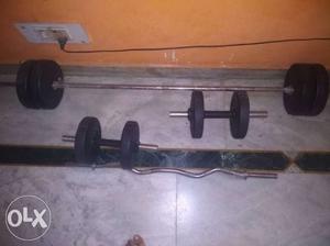 20 kg weight 2 roads one set of dumble brand new