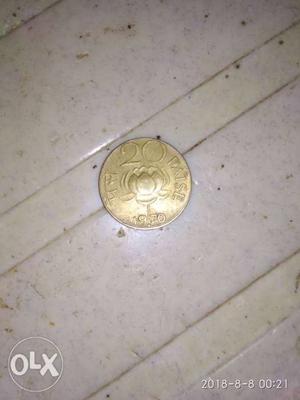 20 pese coin india 