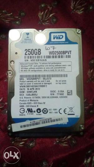 250gb laptop HDD good working condition