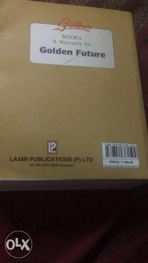 Accountancy book for +2 boards Golden laxmi
