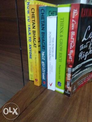 All 6 books for 600rs