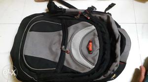 Black And Gray Duffel Backpack