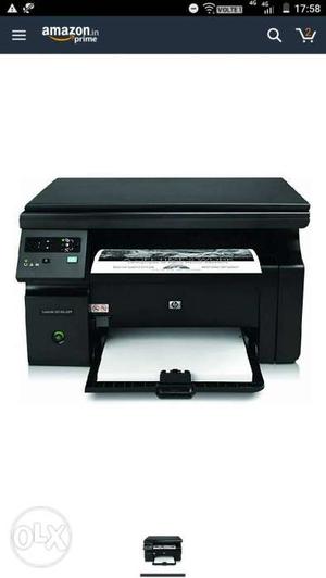 Black HP laser jet ,one year old,and should refill it