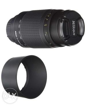 Black Nikon DSLR Camera Lens