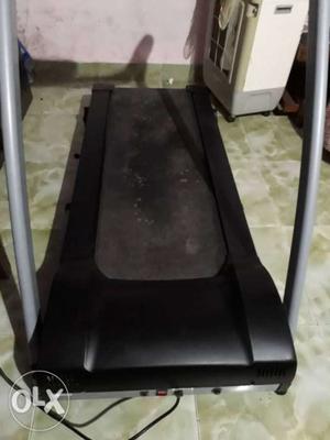 Black treadmill