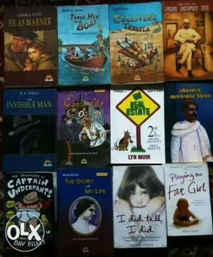 Books in half rates all new condition,