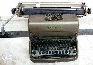 Brown Remington Typewriter