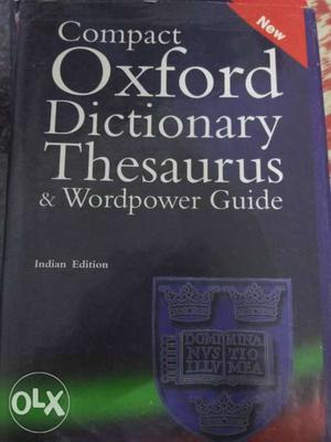 Compact Oxford dictionary thesaurus