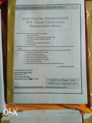 Electrical Engineering made easy hand written note
