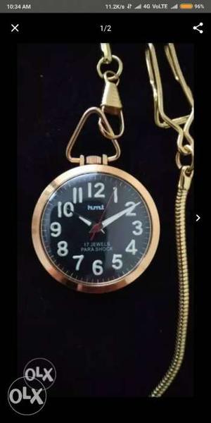 Hmt mechanical pocket watch in great condition