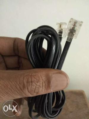 Land-line phone cable 2 peace 50 Rs. about 15
