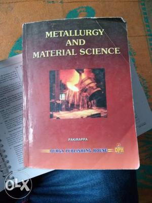Metallugrgy And Material Science Book