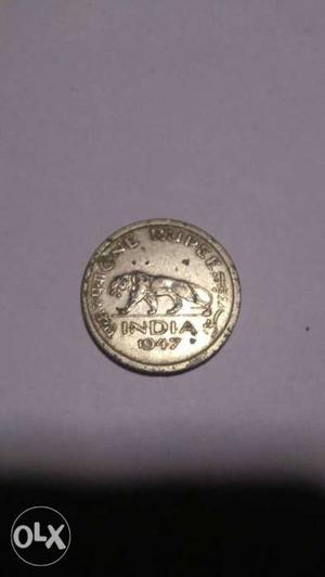 Old EAST INDIA COMPANY GEORGE 6 Coin Used In  in Good
