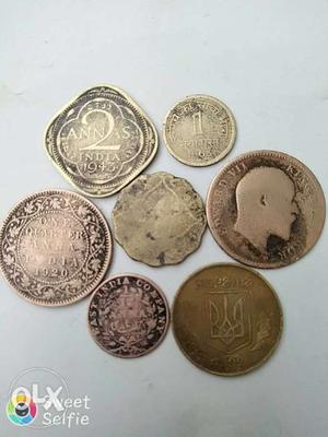 Old coins 1anas 2anas