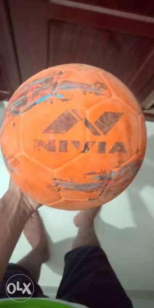 Orange Nivia Soccerball