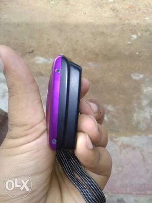 Purple And Black Electronic Device