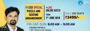 SBI Special Puzzle And Seating Arrangement