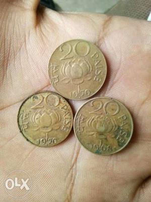 Tiree  Indian Paise Coins