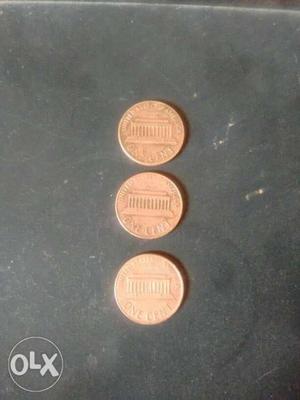 United States of America,One cent old coins