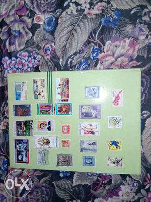 Used stamps birds animal historical political