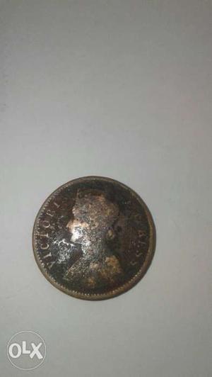 Victoria empire one quarter anna for sale