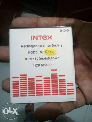 White And Red Intex Li-ion Battery