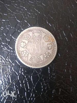  one rupees coin 76 year old independence day