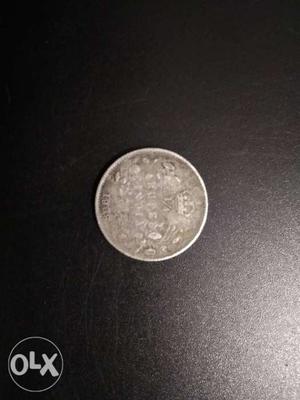  silver coin 1/4 rupee