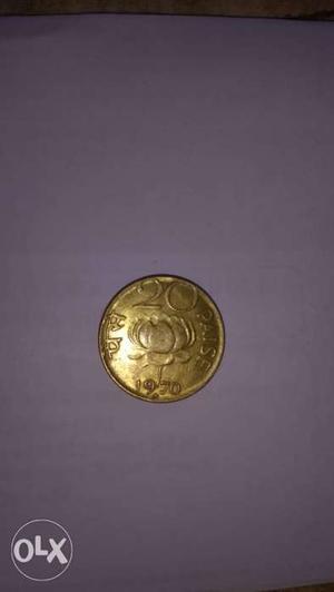  year Lotus 20 paise for sale in good shape