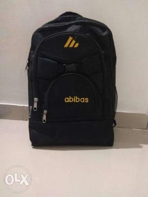 Black Abibas Backpack