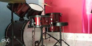 Black And Red Drum Kit