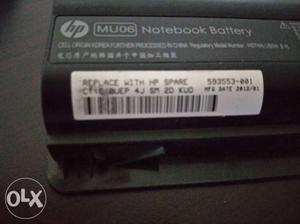 Black HP Notebook Battery