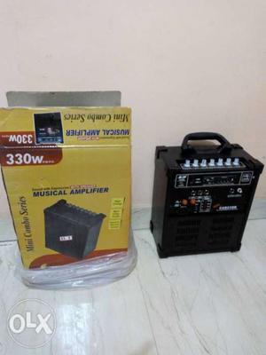 Black Music Amplifier With Box