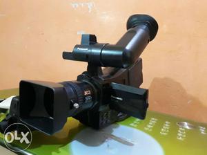 Black Panasonic Video Camera