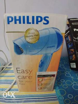 Blue Philips Hair Dryer Box