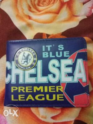Blue, White, And Red Chelsea F.C Premier League Leather