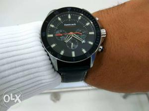 Fastrack chronograph watch for men. It is