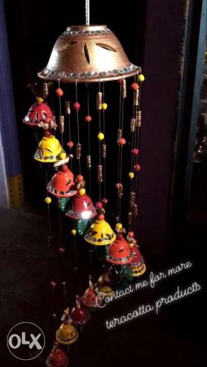 Gold, Yellow, And Red Wind Chime