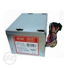 Gray And Red Intex Smart Computer Power Supply