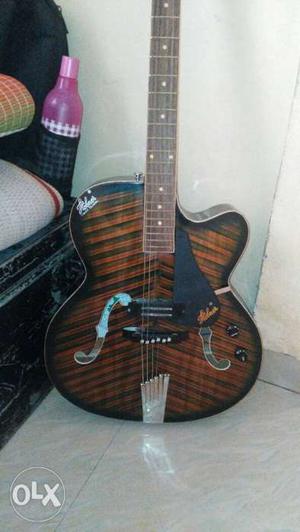 Hobner guitar with pluto strings+ 12 picks+