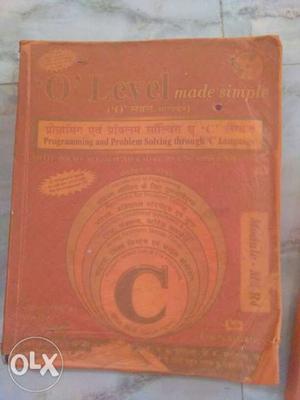 I want to sell o level c languge book
