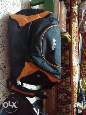 Lee Cooper Black Orange Bag (Brand New) (Ideal