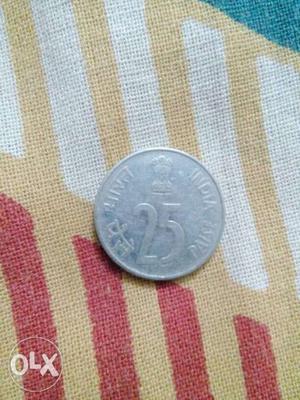 Old 25 paisa coin i want sell this only 100 good