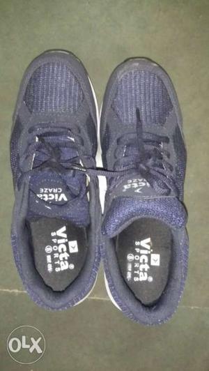 Pair Of Purple victa Low-top Sneakers. Only one-time used
