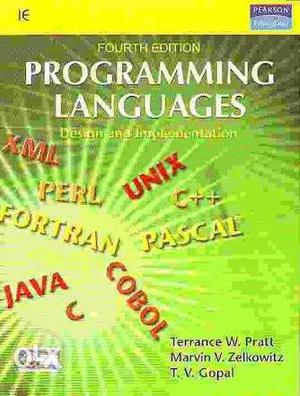 Programming Languages Fourth Edition By Pratt, Zelkowitz,
